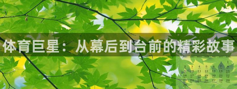 米兰体育官网下载开户：体育巨星：从幕后到台前的精彩故