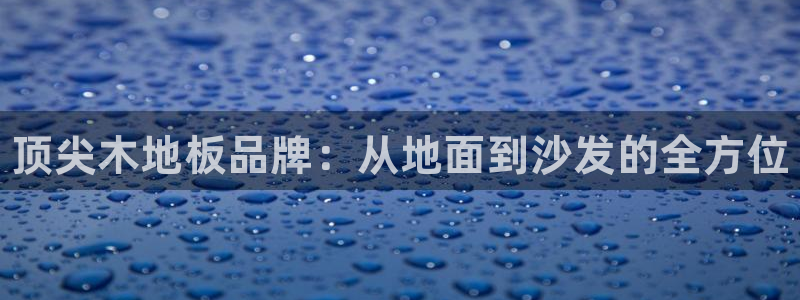 米兰体育官网下载招商：顶尖木地板品牌：从地面到沙发的