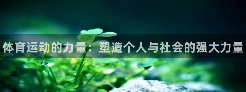 米兰体育官网下载平台注册要钱吗：体育运动的力量：塑造